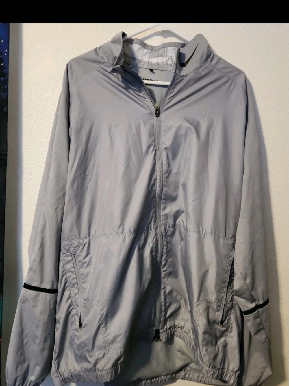 Nike Xbox One Light Gray Hooded Windbreaker Jacket.XXL